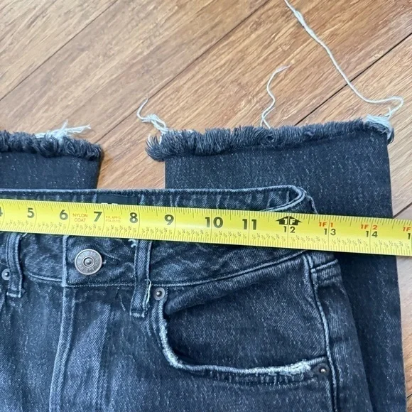 URBAN OUTFITTERS BDG Dillon High-Rise Slim Straight Black Jeans Sz 27 - Picture 8 of 9